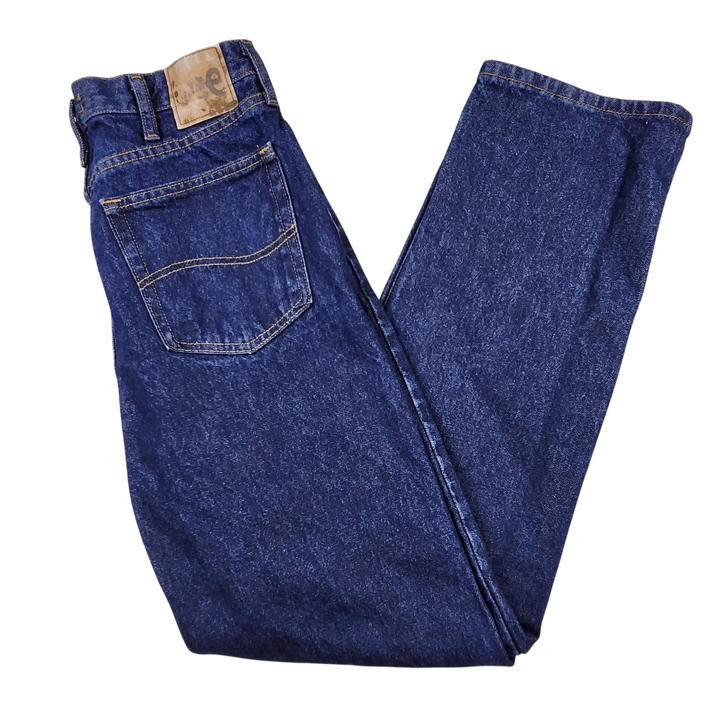 Lee Regular Fit Jeans Men 34x34 Blue Denim Straight Leg 100% Cotton Classic Work